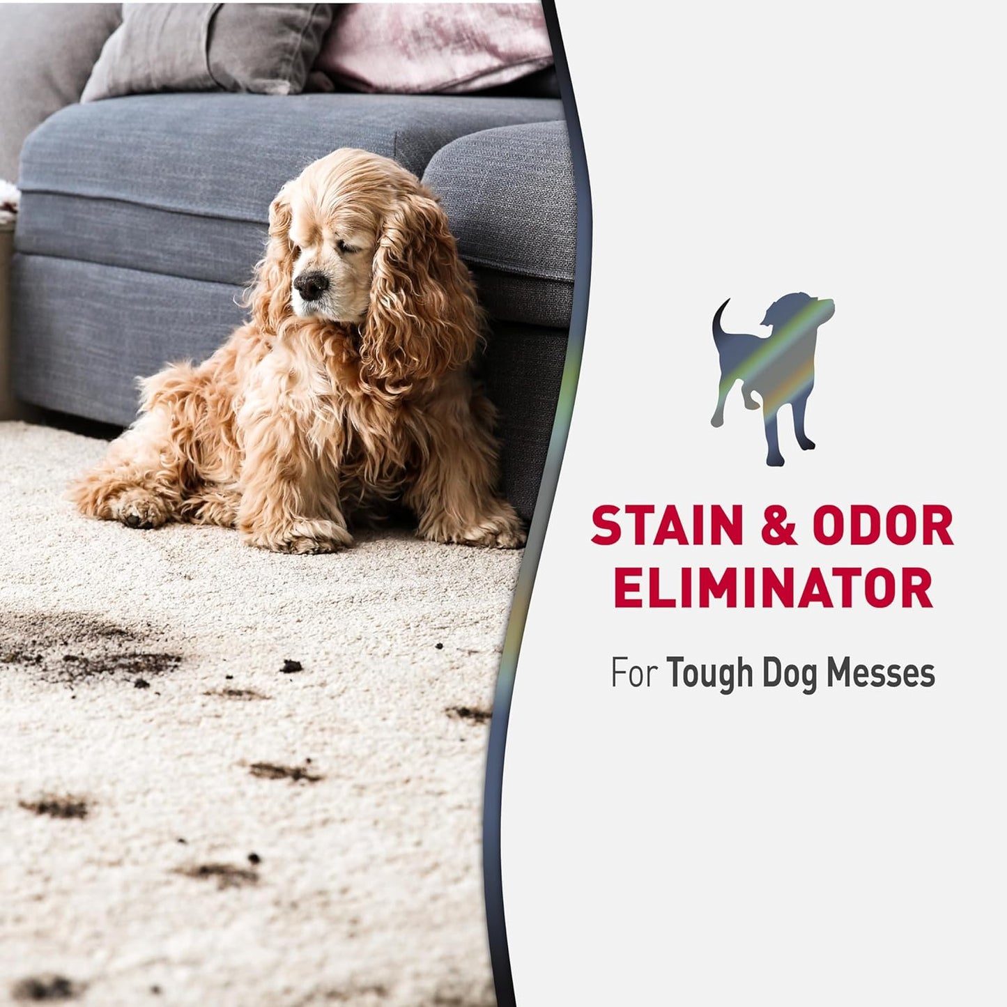 Nature’s Miracle Advanced Dog Stain & Odour Eliminator, 946ml - Enzymatic Formula, Sunny Lemon Scent, Multi-Surface Cleaner for Pet Urine, Carpet & Furniture, Trigger Spray