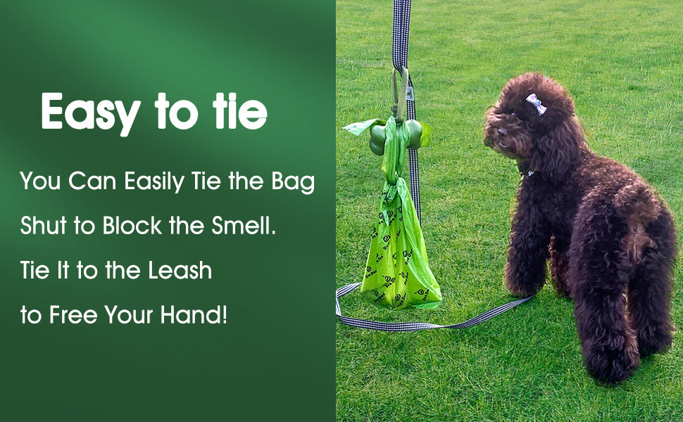 Leak-Proof Dog Poop Bags – 128 Count (8 Rolls), Eco-Friendly & Unscented – Dispenser Not Included