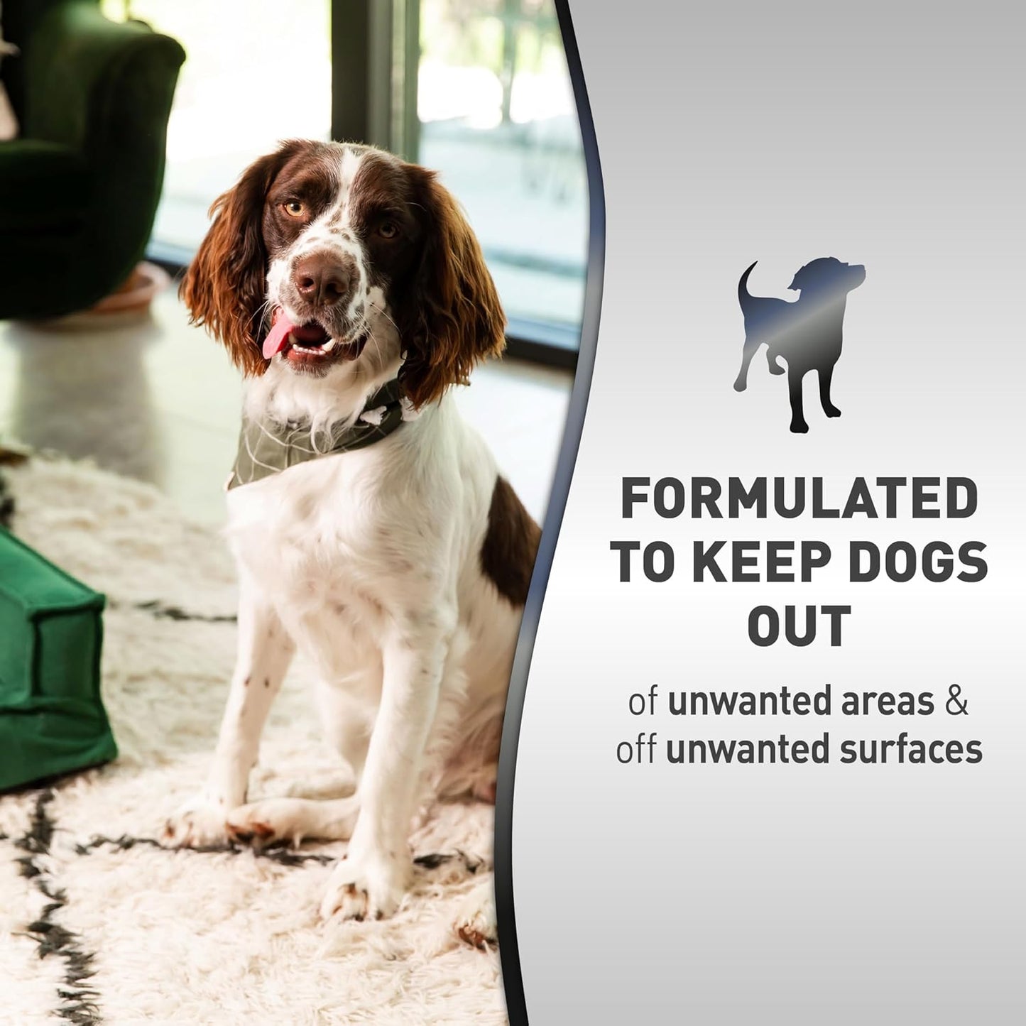 Nature’s Miracle Advanced Platinum Dog Repellent Spray, 473ml Essential Oils Formula for Indoor Training