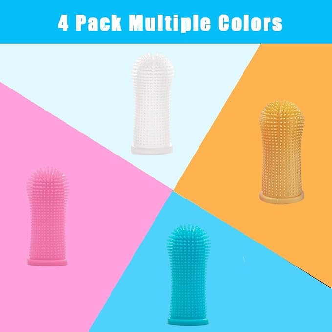 Dog Toothbrush for Dog Teeth Cleaning Dog Fingerbrush