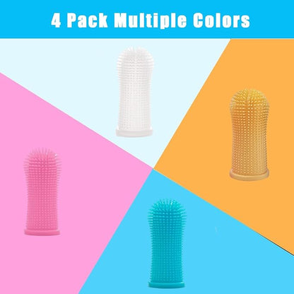 Dog Toothbrush for Dog Teeth Cleaning Dog Fingerbrush