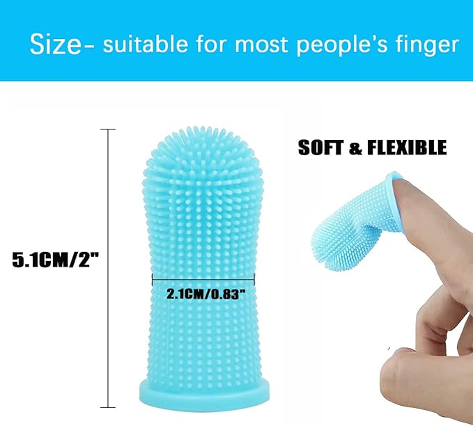 Dog Toothbrush for Dog Teeth Cleaning Dog Fingerbrush