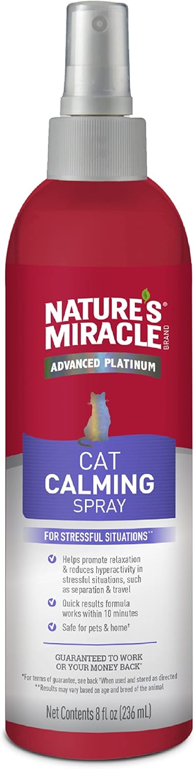 Nature’s Miracle Advanced Platinum Cat Calming Spray, 236ml