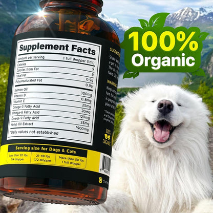 Charlie & Buddy Hemp Oil for Dogs – Omega 3, 6, 9 for Skin, Coat, Anxiety & Joint Relief