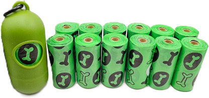 Enthalpy Dog Poop Bags – 150 Count (15 Rolls), Extra-Thick, Biobased, Leak-Proof & Scented with Bonus Bag Holder