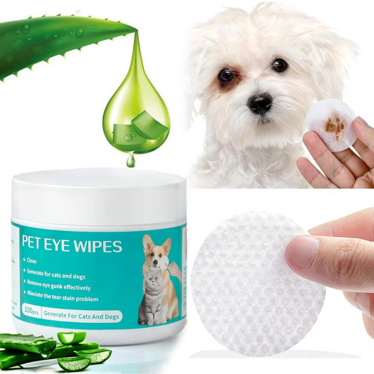 100Pcs/Box Cleaning Wipes, Dog Eye Wipes Cleaning Wipes
