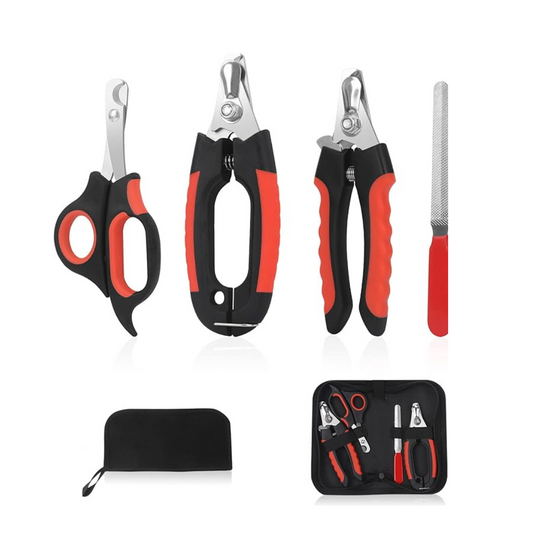 Bretheil Dog Nail Clippers Trimmer Set, Quick Safety Guard to Avoid Over-Cutting