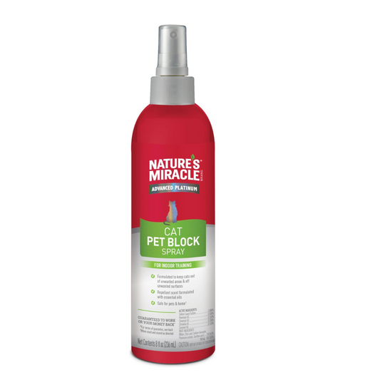 Nature’s Miracle Advanced Platinum Cat Pet Block Spray,